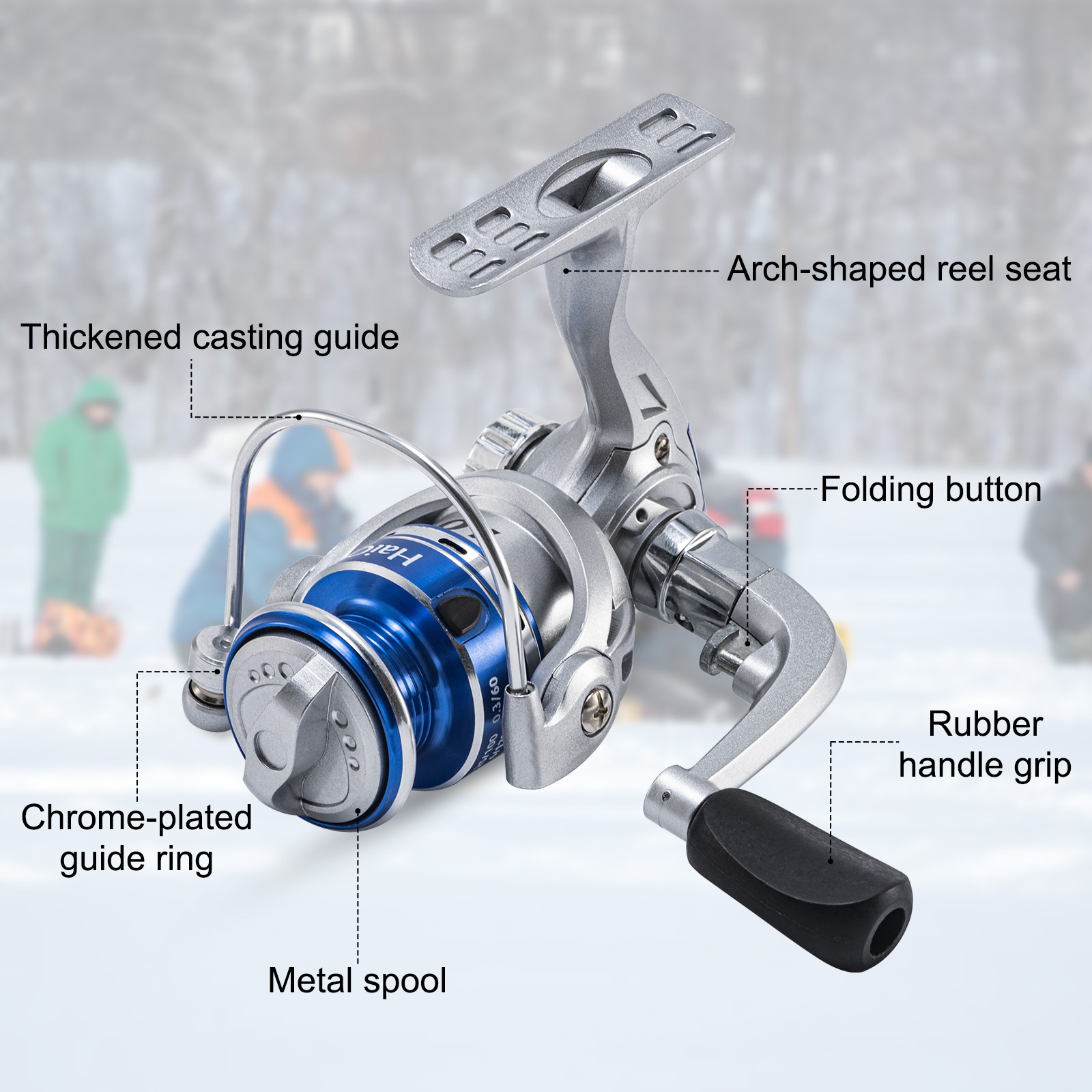 Carretilhas de Pesca no Gelo G - Ice Fishing Line avaliação e preço
