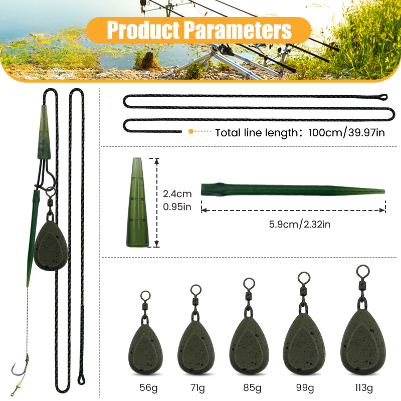 1 conjunto profissional kit lí - Leader Line avaliação e preço
