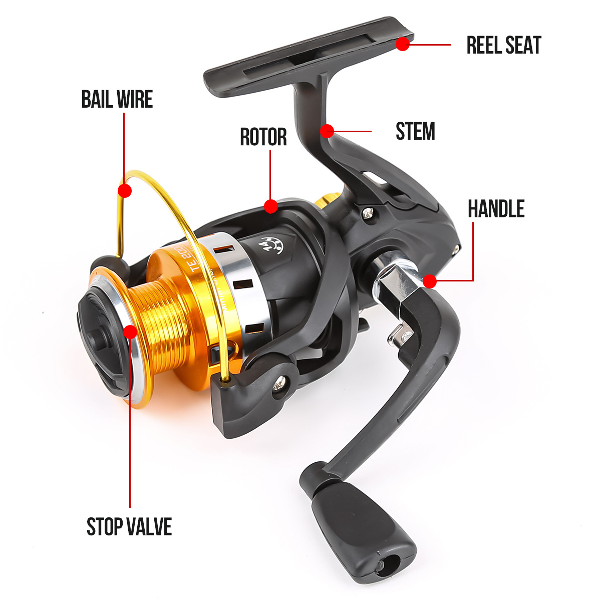 Carretilha de Pesca com Carret - Ice Fishing Line avaliação e preço